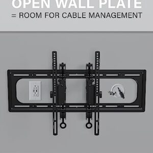 SANUS Advanced Tilt Premium Universal TV Wall Mount for 46” to 90” Flat-Panel TVs - Low Profile, Smooth Extension & Easy to Install - Model VLT6-B1