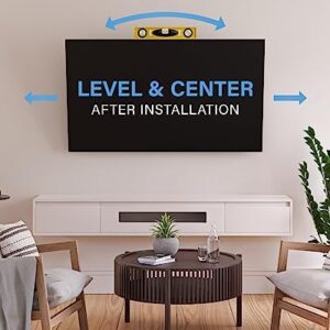 SANUS Advanced Tilt Premium Universal TV Wall Mount for 46” to 90” Flat-Panel TVs - Low Profile, Smooth Extension & Easy to Install - Model VLT6-B1