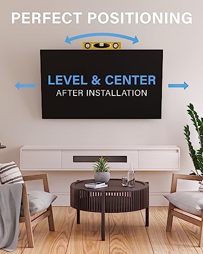 SANUS Advanced Tilt Premium Universal TV Wall Mount for 46” to 90” Flat-Panel TVs - Low Profile, Smooth Extension & Easy to Install - Model VLT6-B1