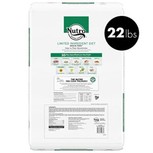 NUTRO Limited Ingredient Diet Adult Dry Dog Food Lamb & Sweet Potato Dog Kibble, 22 lb. Bag