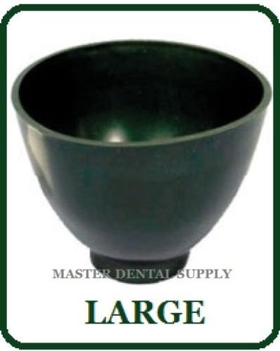 Dental Lab Mixing Bowl Flexible Alginate and Stone Dark Green Flexi (Dark Green, Large)