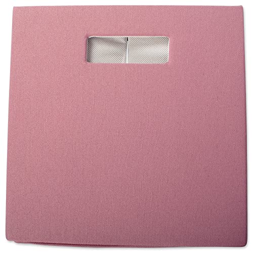 DII Poly-Cube Storage Collection Hard Sided, Collapsible Solid, Large, Rose