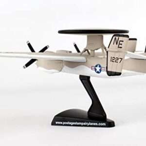 Daron Worldwide Trading Postage Stamp USN E-2C Hawkeye 1/145 Vaw-116 Sun K Airplane Model