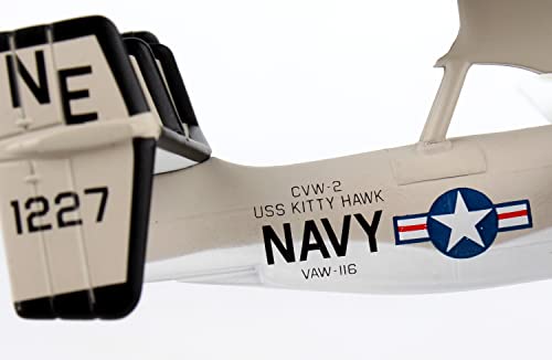 Daron Worldwide Trading Postage Stamp USN E-2C Hawkeye 1/145 Vaw-116 Sun K Airplane Model