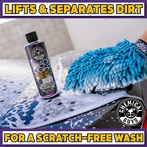 Chemical Guys CWS61916 Black Light Foaming Car Wash Soap(Works with Foam Cannons, Foam Guns or Bucket Washes)Safe for Cars,Trucks,Motorcycles,RVs&More,16 fl oz, Black Cherry Scent(packaging may Vary)