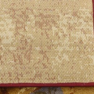 Unique Loom Barista Collection Area Rug - Kouillou (9' x 12' Rectangle, Multi/ Brown)