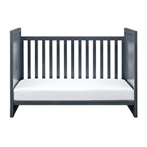 Baby Relax Miles 2-in-1 Convertible Crib, Graphite Blue