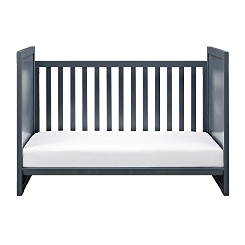 Baby Relax Miles 2-in-1 Convertible Crib, Graphite Blue