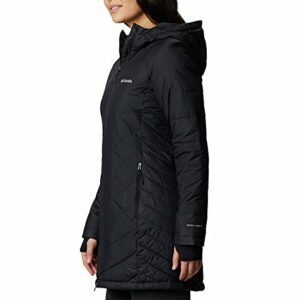 Columbia Women's Heavenly Long Hooded Jacket, Black, X-Large