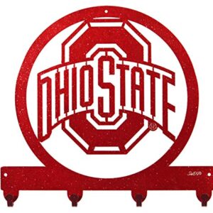 SWEN Products Ohio State Buckeyes Metal Key Chain Hanger - Leash Holder