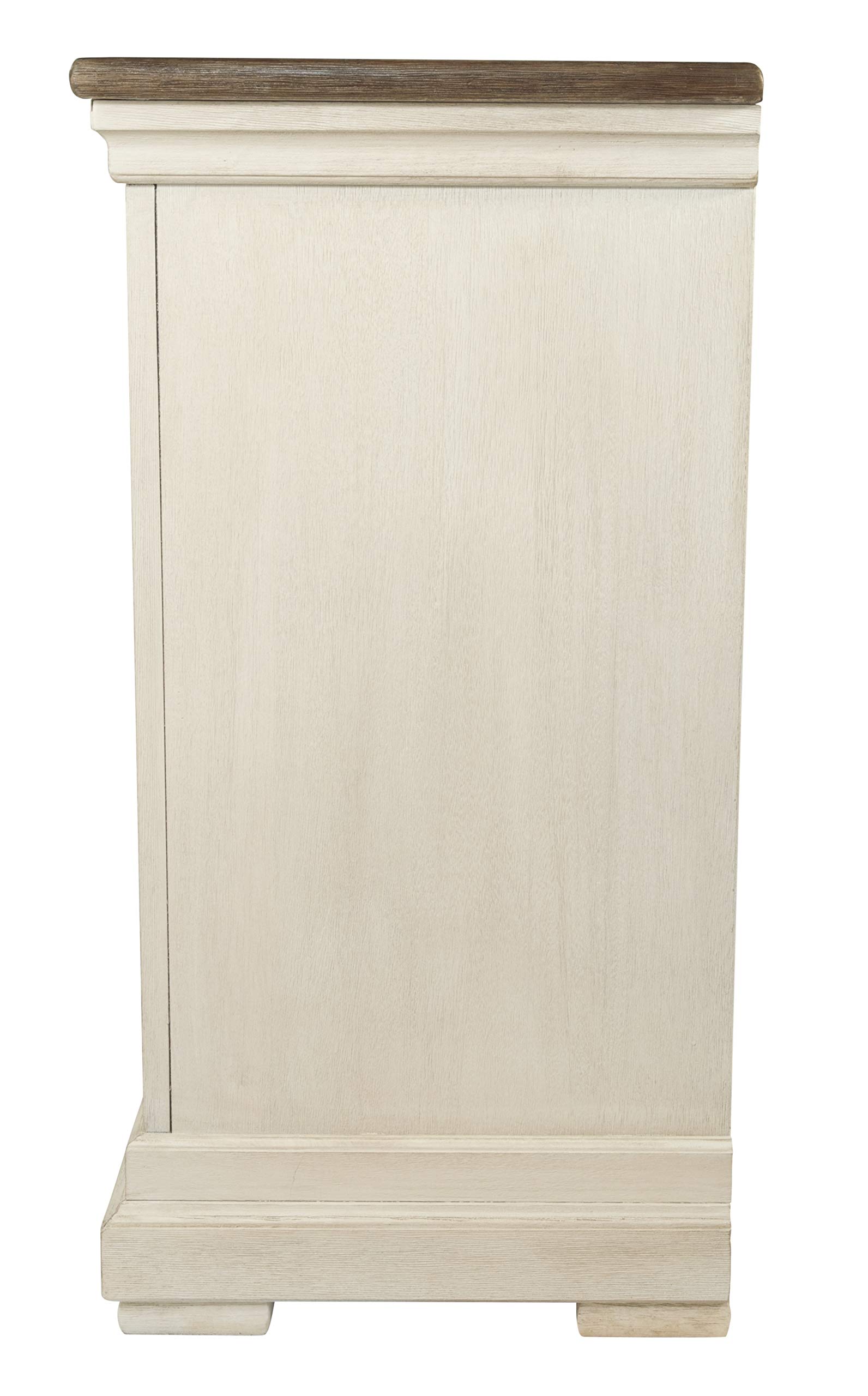 Signature Design by Ashley Bolanburg French Country Dining Room Server, Two-tone White & Brown