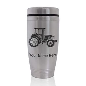 skunkwerkz commuter travel mug, farm tractor, personalized engraving included