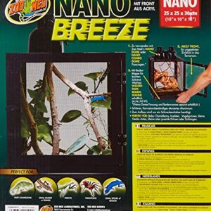 Zoo Med Labs Nano Breeze Alumuninum Screen Cage 10 x 10 x 12