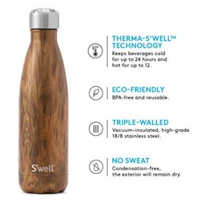S'well Stainless Steel Water Bottle - 9 Fl Oz - Labradorite - Triple-Layered Vacuum-Insulated Containers Keeps Drinks Cold for 24 Hours and Hot for 12 - BPA-Free - Perfect for the Go