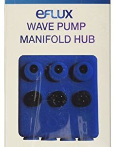 Current USA 1685 eFlux Wave Pump Manifold HUB (Connects Up to 3 Wave Pumps),Blue