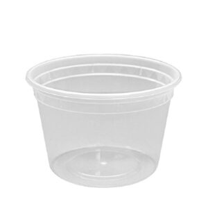karat fp-imdc16-pp 16 oz 3.35"x 4.61"x 3" deli containers with lids (pack of 240)