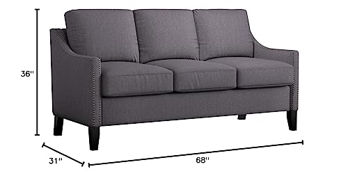 ACME Furniture Zapata Junior Sofa, Gray Linen