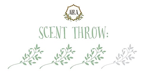 Aira Soy Candles - Organic, Kosher, Vegan, in Mason Jar w/Therapeutic Grade Essential Oil Blends - Hand-Poured 100% Soy Candle Wax - Paraffin Free, Burns 110+ Hours -Vanilla Lavender Scent -16 Ounces