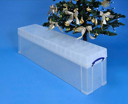 Really Useful Storage Box 77 Litre Clear