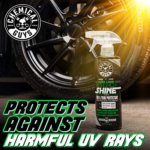 Chemical Guys - TVD11216 TVD11264 - Clear Liquid Extreme Shine Premium Sprayable Dressing and Protectant For Tires, Trim, Rubber and Plastic (16 oz)