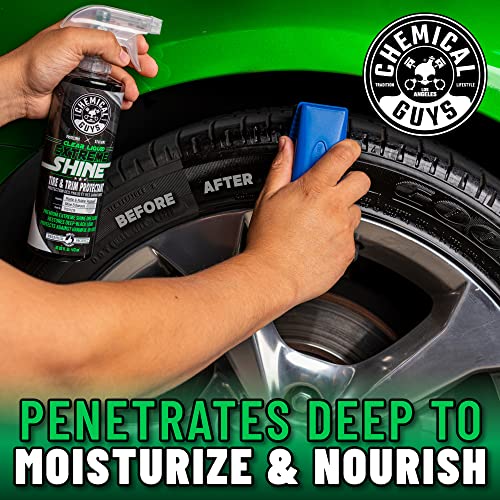 Chemical Guys - TVD11216 TVD11264 - Clear Liquid Extreme Shine Premium Sprayable Dressing and Protectant For Tires, Trim, Rubber and Plastic (16 oz)