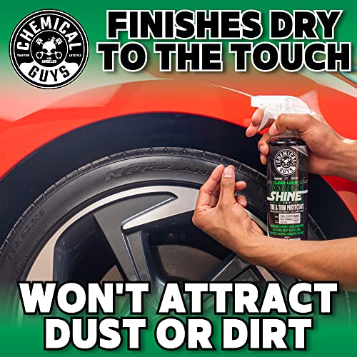 Chemical Guys - TVD11216 TVD11264 - Clear Liquid Extreme Shine Premium Sprayable Dressing and Protectant For Tires, Trim, Rubber and Plastic (16 oz)