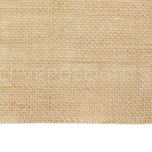 CleverDelights 14" Premium Burlap Roll - 10 Yards - No-Fray Finished Edges - Natural Jute Burlap Fabric