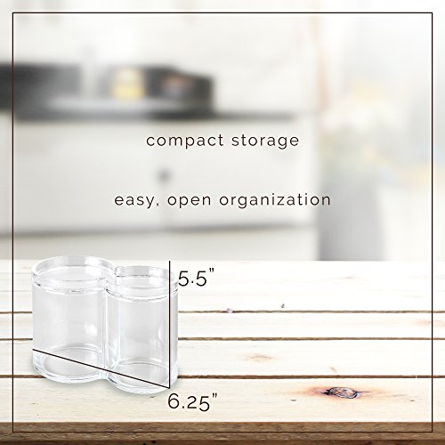 ARAD Acrylic Cotton Ball Holder, Storage Cotton Balls, Bathroom Storage, Makeup Organizer, Acrylic Container, Cotton Ball Organizer, Round Counter Organizer