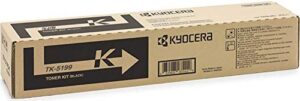 kyocera 1t02r40cs0 model tk-5199k black toner cartridge for use with kyocera taskalfa 307ci and cs-306ci a4 color multifunctional printers, up to 15000 pages yield at 5% average coverage