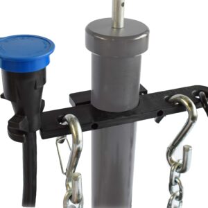 GR innovations llc Tongue Jack Trailer Towing Organizer | Plastic Chain Saver Kit