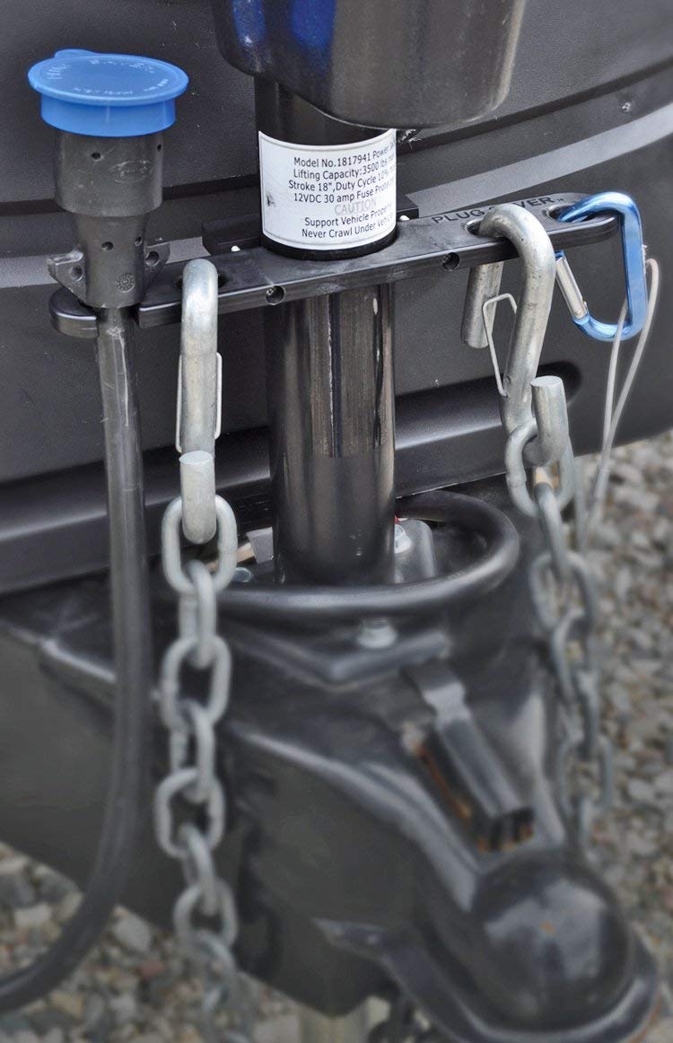 GR innovations llc Tongue Jack Trailer Towing Organizer | Plastic Chain Saver Kit