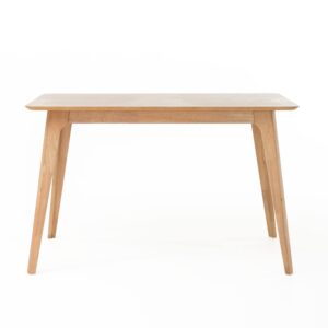 christopher knight home elsinore wood dining, table dimensions: 29.53”d x 47.24”w x 29.53”h, finish: natural oak