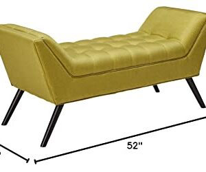 Christopher Knight Home Demi Fabric Bench, Green