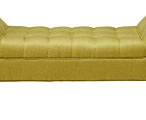 Christopher Knight Home Demi Fabric Bench, Green