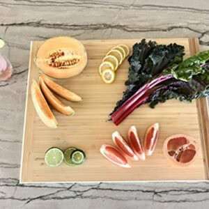 Pureboo Premium Bamboo Pull-out Cutting Board - 8 Different Sizes to Fit Most Standard Slots