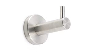 richelieu hardware - nb1090570 - contemporary - bathroom hook - bridgeport collection - brushed stainless steel finish