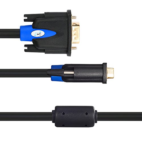 VGA Cable,SHD VGA to VGA HD15 Monitor Cable for PC Laptop TV Projector-3Feet