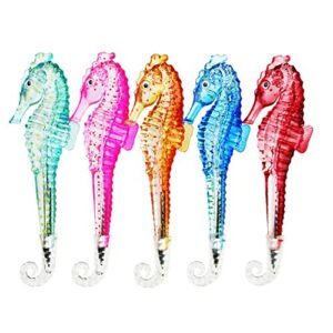 abhay creative fish pen case,school seahorse pen set,cute ocean pen for fish party supplies