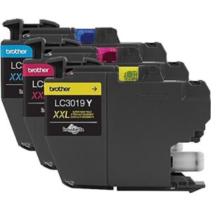 Brother Printer LC30193PK Super High Yield XXL 3 Pack Ink Cartridges- 1 Ea: Cyan/Magenta/Yellow Ink