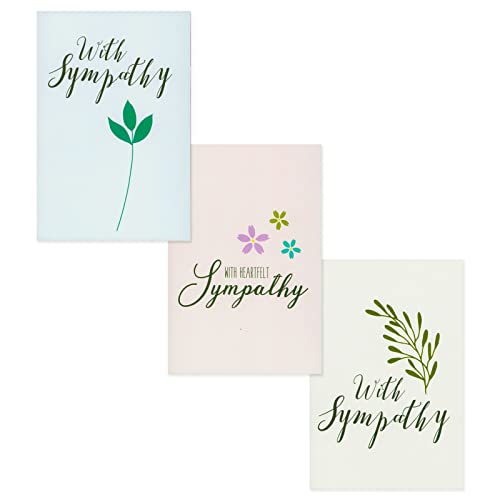 Best Paper Greetings 48-Pack of Assorted Sympathy Cards with Envelopes Included Featuring Floral Designs Sympathy - Pastel Floral