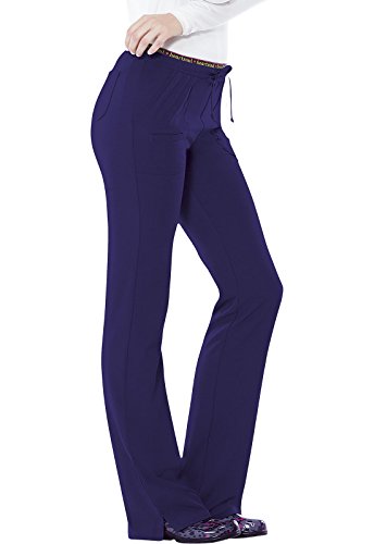 HeartSoul Break on Through Women Scrubs Set Shaped V-Neck Top 20710 & Drawstring Pant 20110 (Grape M/M)