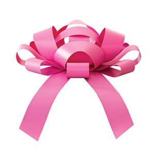 CarBowz Big Pink Car Bow, Happy Birthday Bow, Giant 30" Bow, Non Scratch Magnet, Weather Resistant Vinyl