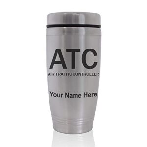 skunkwerkz commuter travel mug, atc air traffic controller, personalized engraving included