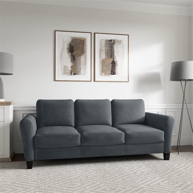 LifeStyle Solutions Watford Sofa, 78.8" W x 31.5" D x 33.9" H, Dark Grey