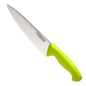 cook n home 8-inch multipurpose stainless steel chef's knife, green