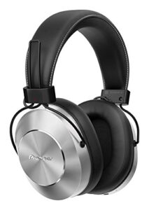 pioneer bluetooth and high-resolution over ear wireless headphone, silver (se-ms7bt-s)