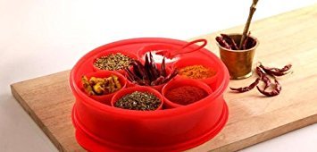 TP-675-T126 Tupperware Spice It Red Container