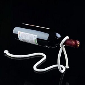 cdybox magic rope wine bottle holder stand rack bar gift (rope)