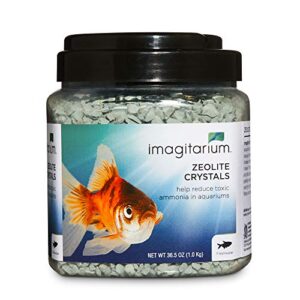 imagitarium zeolite crystals for freshwater aquariums, 36.5 oz.