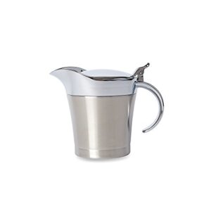 fox run gravy and sauce container, stainless steel